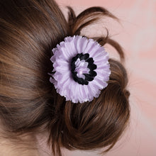 Load image into Gallery viewer, The Pink Reef Silk Lavender Anemone French Clip Hair Barrette