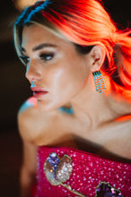 Load image into Gallery viewer, PREORDER SHIPS 6/12: The Pink Reef Cowgirl Tassel Rhinestone earring