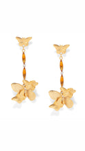 Load image into Gallery viewer, The Pink Reef Oscar Mid flight Butterfly Earring in Topaz