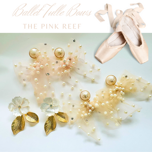 The Pink Reef Ballerina Blush Tulle Bow