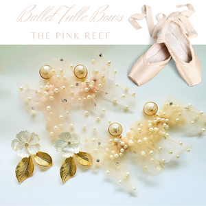 The Pink Reef Ballerina Nude Tulle Bow