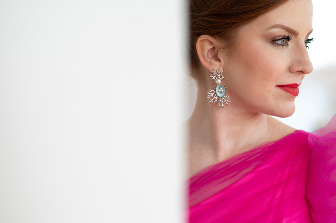 The Pink Reef Coral Dreams Earring