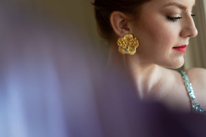 The Pink Reef Coral Fleur Earring