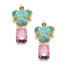 Load image into Gallery viewer, The Pink Reef Vanilla Orchid Jeweled Drop in Ocean Pink