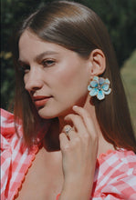 Load image into Gallery viewer, The Pink Reef Large Jewel Box Florals in Green Pearl
