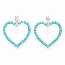 Load image into Gallery viewer, PREORDER SHIPS 6/12: The Pink Reef Big Love Rhinestone earring