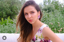 Load image into Gallery viewer, The Pink Reef Tropic Earring in Mauve