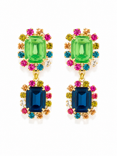 Load image into Gallery viewer, The Pink Reef Twin Gem Earring in 90’s