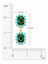 Load image into Gallery viewer, The Pink Reef Twin Gem Earring in 90’s