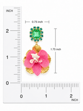 Load image into Gallery viewer, The Pink Reef Vanda Orchid Gem Drop in Magenta