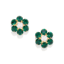 Load image into Gallery viewer, The Pink Reef Handcrafted Floral Gem in Emerald