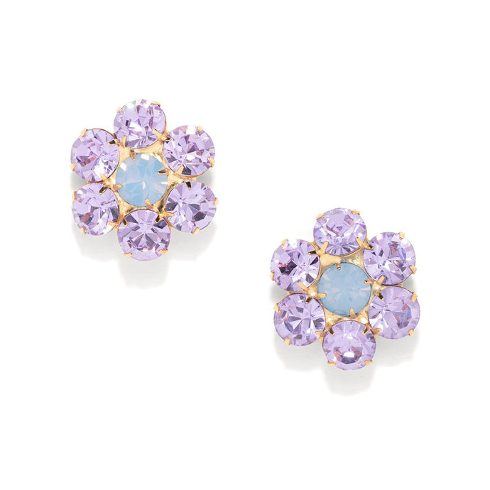 The Pink Reef Handcrafted Floral Gem in Violet