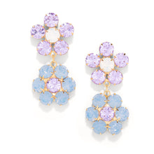 Load image into Gallery viewer, The Pink Reef Penelope Handcrafted Gem Double Floral in Violet