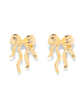 Load image into Gallery viewer, The Pink Reef Small Sculpted Bow Earrings