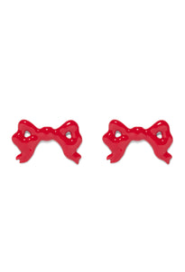 The Pink Reef Red Bow Stud