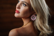 Load image into Gallery viewer, The Pink Reef Sunflower Earring