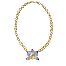 Load image into Gallery viewer, The Pink Reef Lavender French Orchid Necklace