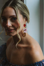Load image into Gallery viewer, The Pink Reef Ruby Earring