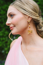 Load image into Gallery viewer, The Pink Reef Oscar Mid flight Butterfly Earring in Topaz