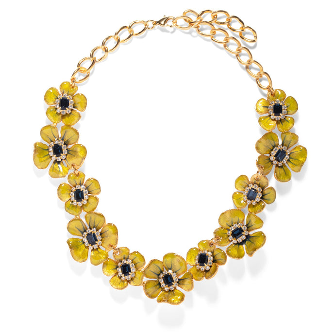 The Pink Reef Flora Necklace in Jonquil