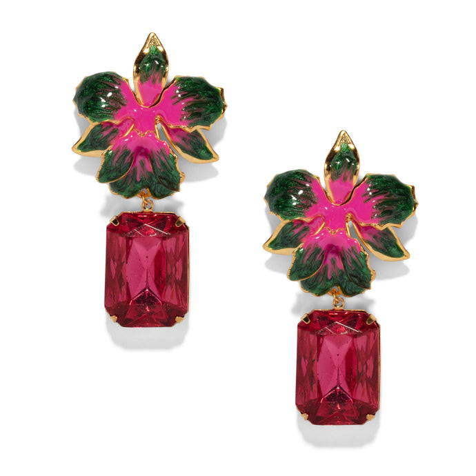 The Pink Reef Vanilla Orchid Jeweled in Rose