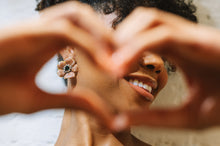 Load image into Gallery viewer, The Pink Reef Small Hand painted Floral in Brown Sapphire