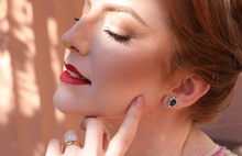 Load image into Gallery viewer, The Pink Reef Petite Stud in Rose