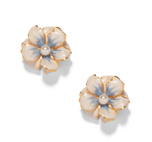 Load image into Gallery viewer, The Pink Reef Small Double Floral in Pearl and Blue