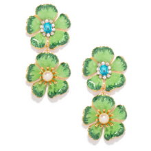 Load image into Gallery viewer, The Pink Reef Flora Drop in Green Emerald