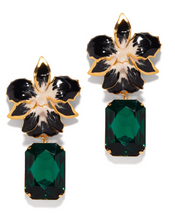 Load image into Gallery viewer, The Pink Reef Vanilla Orchid Jeweled Drop Earring