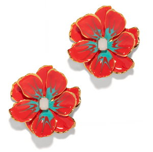 The Pink Reef Large Jewel Box Floral Earrings