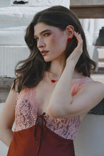 Load image into Gallery viewer, The Pink Reef Hand-painted Kiss Kiss Lips Necklace