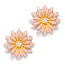 Load image into Gallery viewer, The Pink Reef Sunflower Earring