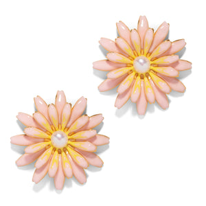 The Pink Reef Sunflower Earring