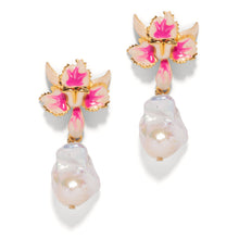 Load image into Gallery viewer, The Pink Reef Tiny Magenta Orchid with Baroque Pearl