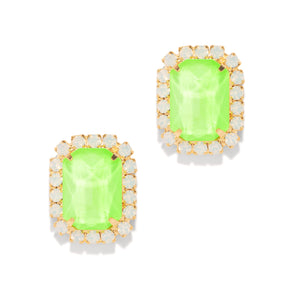 The Pink Reef Neon Gem Stud