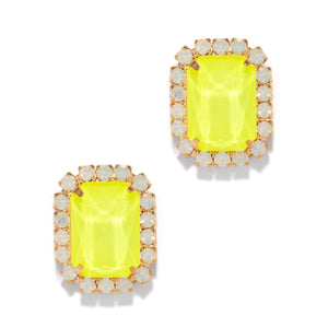 The Pink Reef Neon Gem Stud