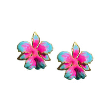 Load image into Gallery viewer, The Pink Reef Vanilla Orchid in Sea Blue