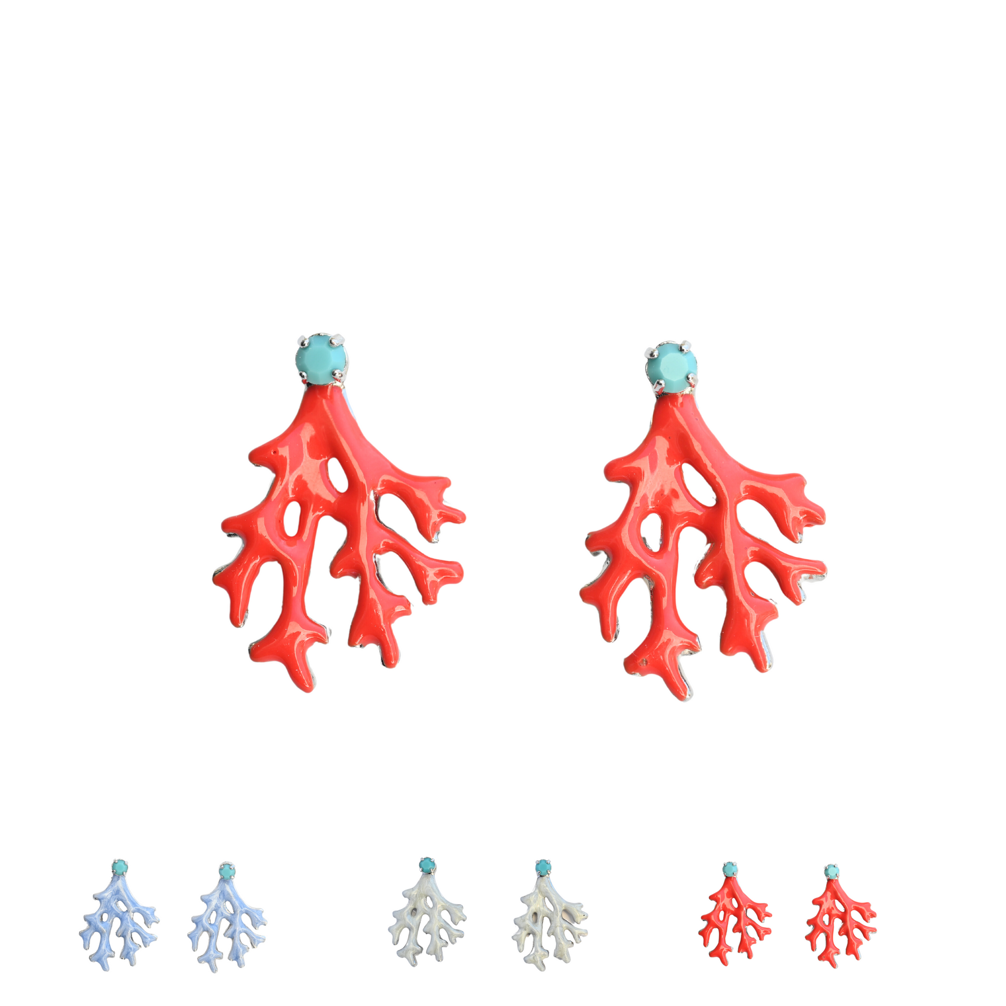 The Pink Reef Mini Coral Earring