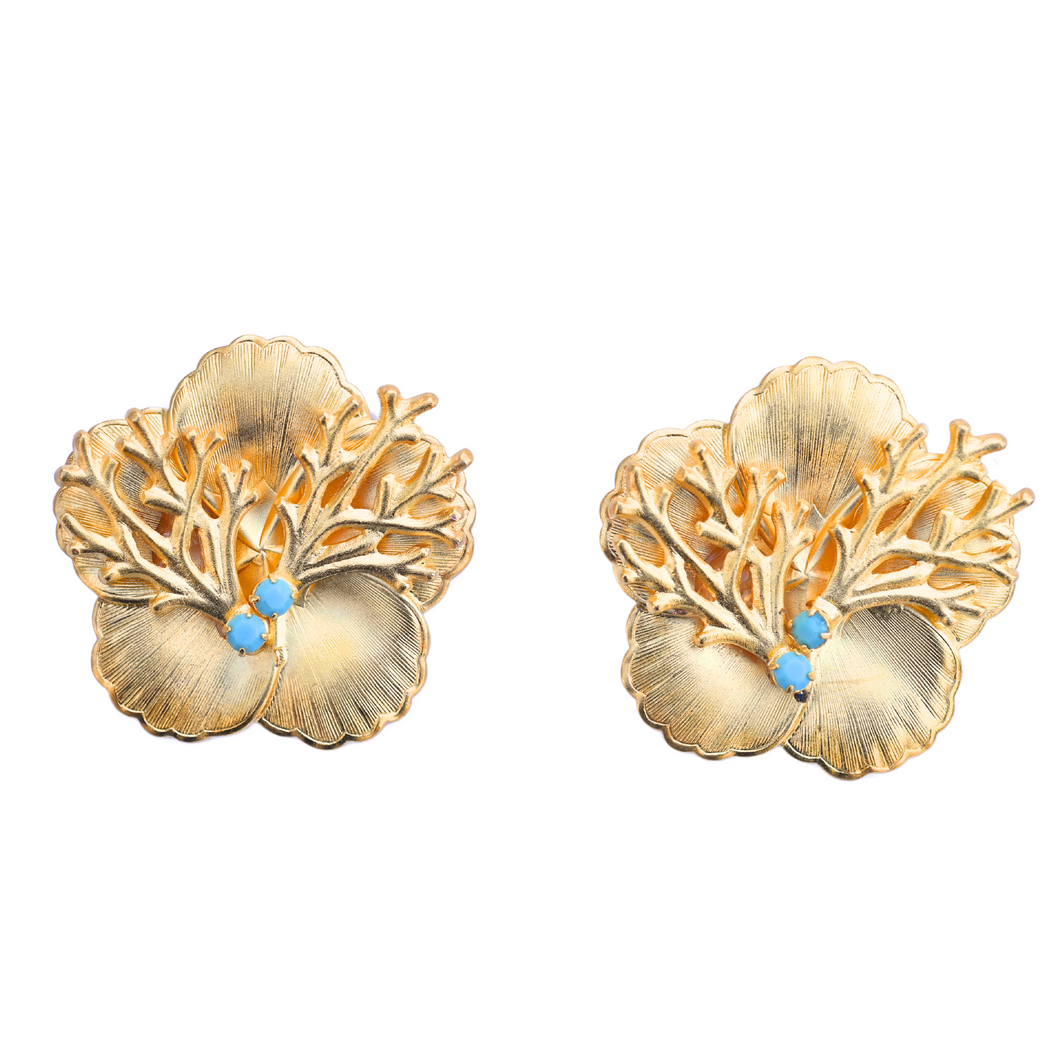 The Pink Reef Coral Fleur Earring