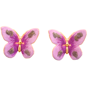 The Pink Reef Oversized Glassine Butterfly in Mauve