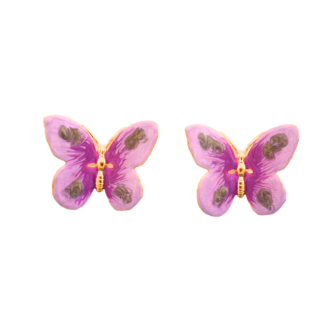 The Pink Reef Small Glassine Butterfly in Mauve