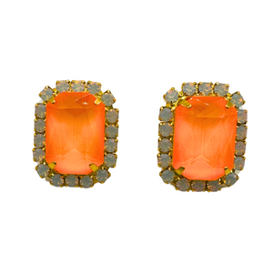 The Pink Reef Neon Gem Stud