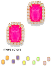 Load image into Gallery viewer, The Pink Reef Neon Gem Stud