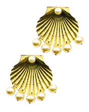 Load image into Gallery viewer, The Pink Reef Pearl Shell Earrings