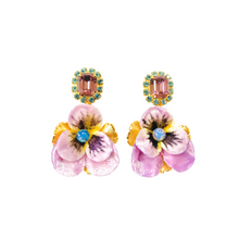 Load image into Gallery viewer, The Pink Reef Crystal Velvet Pansy in Lavender